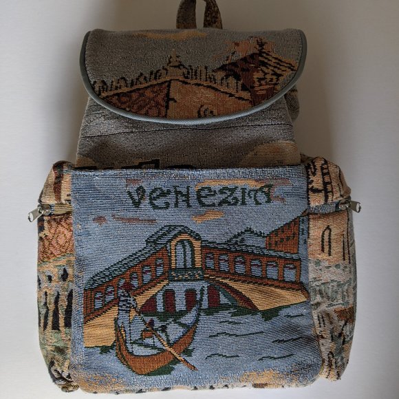 Handbags - Vintage Venezia Tapestry Mini Backpack